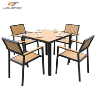 Chaises de plage de Table de bistrot en fonte d'aluminium bon marché pour événements