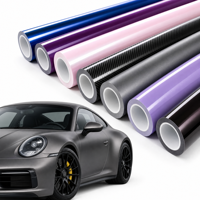 Film de protection de peinture automobile (PPF) en TPU 7,5 mil, couleur gris montagne mat AMG, auto-réparant, durable, anti-rayures, en rouleau, OEM d'usine