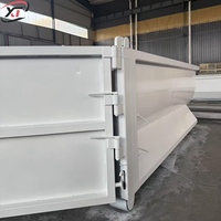 Bennes à déchets à crochet XINTUO, machine de recyclage, poubelle, certifiée CE ISO, 7,5 kW, haute efficacité, matériau personnalisable