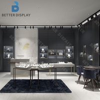Table de présentation de bijoux personnalisée Vitrine de bijoux en verre Vitrine de bijoux en vente