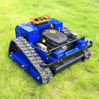 Tondeuse à gazon robotisée mini à chenilles en caoutchouc, la moins chère au monde, avec moteur certifié CE EPA, pour jardin et pelouse