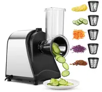 250W Huishoudelijke Professionele Mini Voedselprocessor Elektrische Snijmachine Shredder Elektrische Rasp Kaasrasp Salade Slijpen Mengen