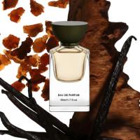 Col à visser de bouteille de parfum en verre vide carré de 30ml 50ml 100ml à sertir de luxe avec impression de logo personnalisé et boîte cadeau