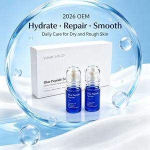 Sérum Facial Hydratant au Peptide Bleu GHK OEM 2026 pour la Réparation de la Barrière Cutanée et une Peau Lisse et Éclatante - Product Image 4