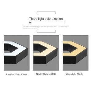 ไฟ LED หกเหลี่ยมกลวง2700K-6500K ไฟตกแต่งสำนักงานเชิงเส้นและวิลล่า - Product Image 3