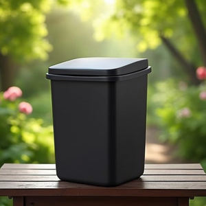 Coperchio per Cestino Quadrato Tapa Papelera Cube 45320 Nero - Product Image 3