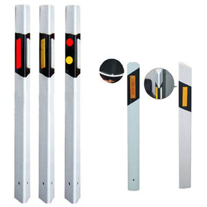 Barrera de Seguridad Vial Reflectante de PVC, Material para Carreteras, Poste Guía <span class=keywords><strong>Flexible</strong></span> para Delimitación de Tráfico - Product Image 2