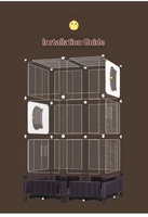 Cage à oiseaux de luxe en fer forgé épaissi, style villa, revêtement poudré, sûre et écologique, pour usage intérieur et extérieur