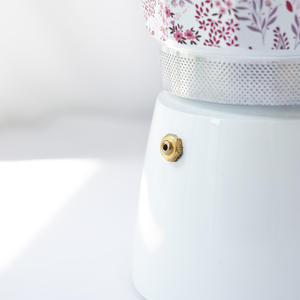 Cafetière Moka Pot à double valve OEM Cafe Rhyme avec fonction pour cuisinière, en métal, par Kahve Makinesi - Product Image 3