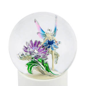 Wholesale Resin Hope Fairy Water Globe/Snow Globe Hand-painted Sculpture Custom <b>Valentine</b> Gift - Product Image 4