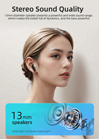 Audífonos Inalámbricos con Cancelación Activa de Ruido, Chipset JL G6 V6.0, Personalizados Profesionalmente, LED, Resistentes al Agua IPX4, Superficie Perlada