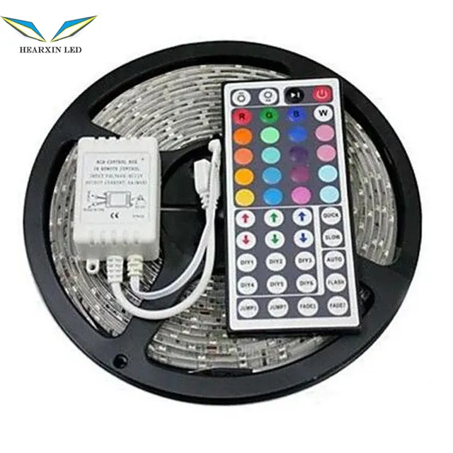 Flexible LED Light Strip Diode Ribbon Tape DC 12V 1/2/3/4/5M 2835 5050SMD Waterproof Remote Control RGB Ambient lights