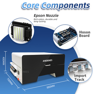 Dx7 Epson đầu UV pha lê máy in 3D nhãn A3 Kích thước trang trí ngành công nghiệp UV máy in UV Mực in máy - Product Image 2