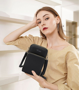 Wholesale Women's <strong>PU</strong> Transparent Touch Screen Mini Mobile <strong>Phone</strong> <strong>Bags</strong> Small Shoulder Cross Body Messenger Purse - Product Image 6