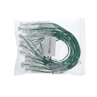 Câble Ethernet Cat6a UTP fin 28AWG 30AWG 32AWG, cordon de raccordement Cat6a mince 0,5m-100m, câbles LAN Cat6 minces pour connexion réseau