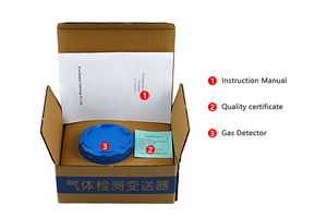 Sensor <span class=keywords><strong>nh3</strong></span> à prova de explosão 4-20ma, <span class=keywords><strong>detector</strong></span> industrial de alarme de vazamento de gás ammonia - Product Image 4