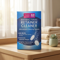 Comprimés nettoyants pour appareils dentaires effervescents, OEM, marque privée, certifiés FDA et CE, pour la vente en gros