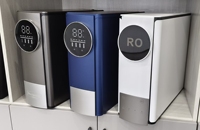 Purificateur d'eau RO sous évier 6 étapes 100 GPD sans réservoir avec affichage TDS intelligent, robinet intelligent autonettoyant, design écologique