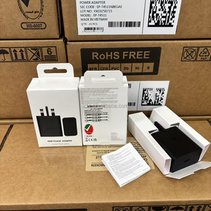 2025 Original de fábrica nuevo T4511 cargador 45W USB C cargador para Samsung Galaxy S24 Ultra/S23 +/<span class=keywords><strong>S22</strong></span> <span class=keywords><strong>carga</strong></span> súper rápida - Product Image 4