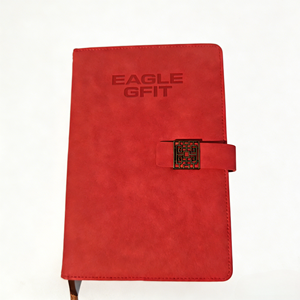 Carnet de notes de bureau en cuir PU à couverture rigide A5 avec logo personnalisé - Cadeau couleur personnalisée - Product Image 6