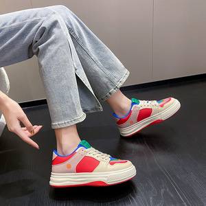 Scarpe da tavola Casual traspiranti da donna di 2025 estate alla moda nuovo colore bianco anatra mandarino abbinato Allie per tutte le stagioni per - Product Image 4