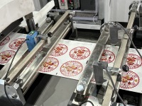 Machine de découpe automatique d'étiquettes, impression à plat, flexographie, traitement de papier autocollant industriel, marquage à chaud et plastification