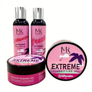 Private Label Sunbed Tanning Lotion Intensive Tanning Accelerator Cream Solarium Extreme Herbal Tanning Gel Product