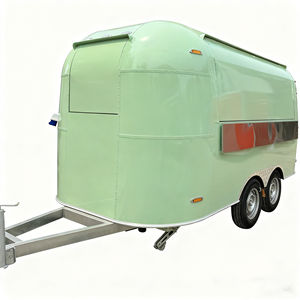 Véhicule commercial multifonctionnel pour snacks, en acier inoxydable, 4 roues, capacité personnalisable, garantie 2 ans, pour la vente ambulante de friture - Product Image 4