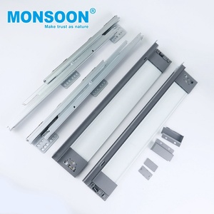 MS08 mở rộng đầy đủ <span class=keywords><strong>undermount</strong></span> bàn ngăn kéo tự động đóng cửa che giấu <span class=keywords><strong>undermount</strong></span> ba lần Ngăn kéo trượt - Product Image 1