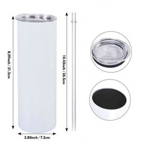 Gobelet isotherme en acier inoxydable de 20 oz, droit et fin, pour sublimation, avec haut-parleur sans fil intégré - Product Image 2
