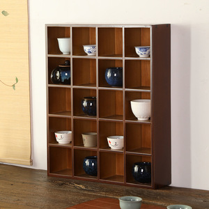 Étagère de présentation en bambou, support à thé, porte-tasses, organisateur de rangement pour théière, accessoires pour cérémonie du thé, étagère en bois à plusieurs niveaux - Product Image 2
