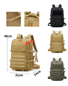 กระเป๋าเป้สะพายหลังกันน้ำสำหรับกีฬากลางแจ้ง ทนทานต่อการสึกหรอ พร้อมโครงภายนอกขนาดใหญ่ ใส่แล็ปท็อปขนาด 19 นิ้วได้ - Product Image 6