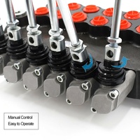 Válvula de Control Direccional Monobloque Manual de 6 Vías Junbao Serie P40 OEM al por Mayor, Personalizada para Maquinaria Agrícola