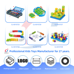 Juego de bloques de construcción personalizado Chengji, juego de bloques de batalla para dos jugadores, imaginación espacial, mejora la lógica, juguete Cubi, bloques de construcción 3D - Product Image 6