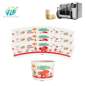 raw materials for paper cups pe coated printed paper cup fan Paper Cup Raw Material