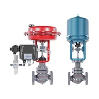 Válvula de Control Neumática de Diafragma OEM Personalizable para la Industria Química y de Energía, Control de Flujo de Alta Precisión DN15-DN500, Carbono