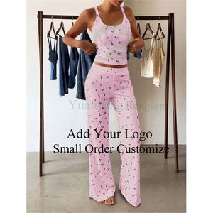 Pijamas de Dormir con Estampado Artesanal a Mano y Teñido Natural - Product Image 2