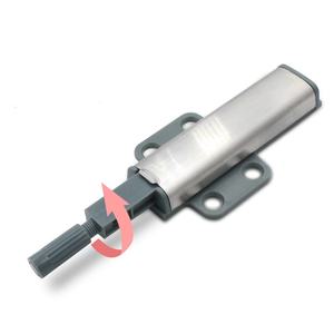 Dispositivo de amortiguación de gabinetes de acero inoxidable moderno con rebote automático, sin tirador, tipo push-and-snap, con función magnética para almacén - Product Image 5
