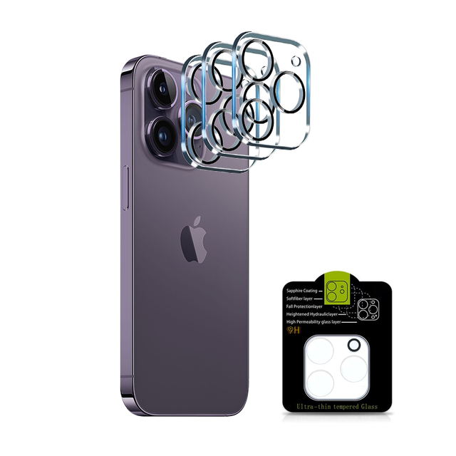 High Quality Camera Lens Tempered Glass for iPhone 14 Pro Max 13 Screen for iPhone 15 Pro Max Camera