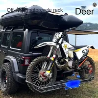 Support de moto arrière pliable en acier robuste à fixation sur attelage – Offre Spéciale