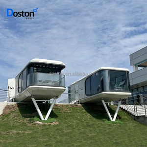 Vận Chuyển Miễn Phí Chống Cháy Nhà Viên Nang Ngủ Pod Tàu V9 K 70 Chứng Khoán Nhà Viên Nang Nổi Biệt Thự Với Năng Lượng Mặt Trời Bảng Điều Khiển USA - Product Image 2