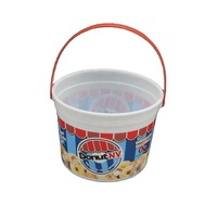 Seau à Nachos Réutilisable en Plastique de 24 oz et 48 oz, Design Mucho, pour Emballage Alimentaire et Snacks à Emporter