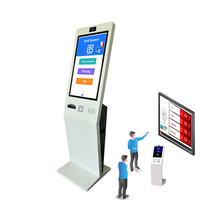 Écran tactile infrarouge de 17 pouces Banque/hôpital/clinique numérique Appel électronique Distributeur de billets Machine Système de gestion de file d'attente