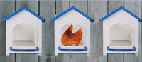 Nouvelle conception de nichoirs multifonctionnels en plastique pour poules pondeuses à usage domestique