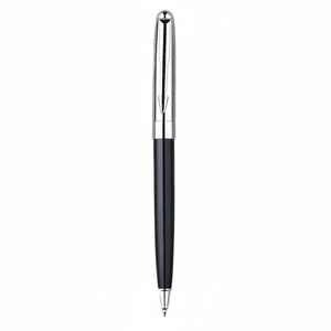 Penna Cromata Nera in Metallo per Scrittura e Correzione - Product Image 2
