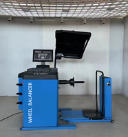 Machine d'équilibrage de pneu de camion d'atelier de travail automatique Machine d'équilibrage de camion brillante avec fonction de défaut d'auto-détection