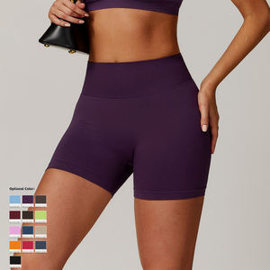 Nouveau sans couture bout à bout levage séchage rapide respirant élastique Deportes femmes Fitness Yoga course sport entraînement Gym Scrunch Shorts - Product Image 2