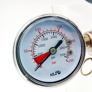 Regulador de Cilindro de CO2 de Latón KLF KLF05-01, Válvula Reductora de Presión Primaria para Equipos de Cerveza, Entrada Máxima de 3000 PSI, Presión de 0-60 - Product Image 3