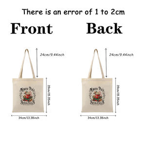 Sac fourre-tout en toile personnalisé à motif de club de lecture de pôle <span class=keywords><strong>nord</strong></span>, 1 pièce - Product Image 2