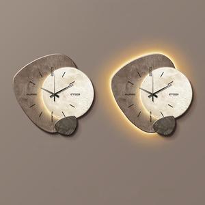 Orologio <span class=keywords><strong>da</strong></span> <span class=keywords><strong>Parete</strong></span> Moderno di Lusso per Soggiorno, Silenzioso, con Luce Notturna 3D, Grande, Monofacciale, a Batteria - Product Image 4